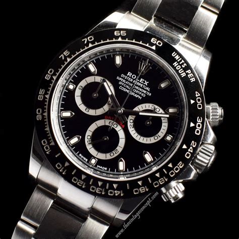 rolex daytona black ceramic price|Rolex daytona black bezel.